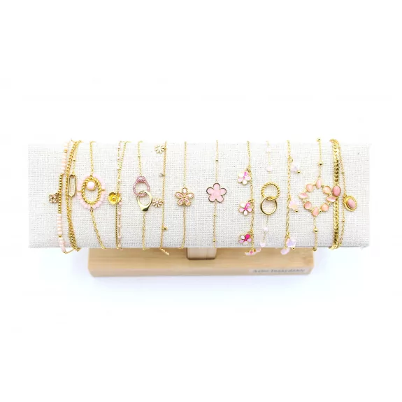 copy of Pack de 12 bracelets acier - argenté noir